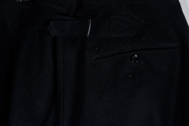 Schwarze paramilitärische Hosen aus dem Dritten Reich, 30er und 40er Jahre