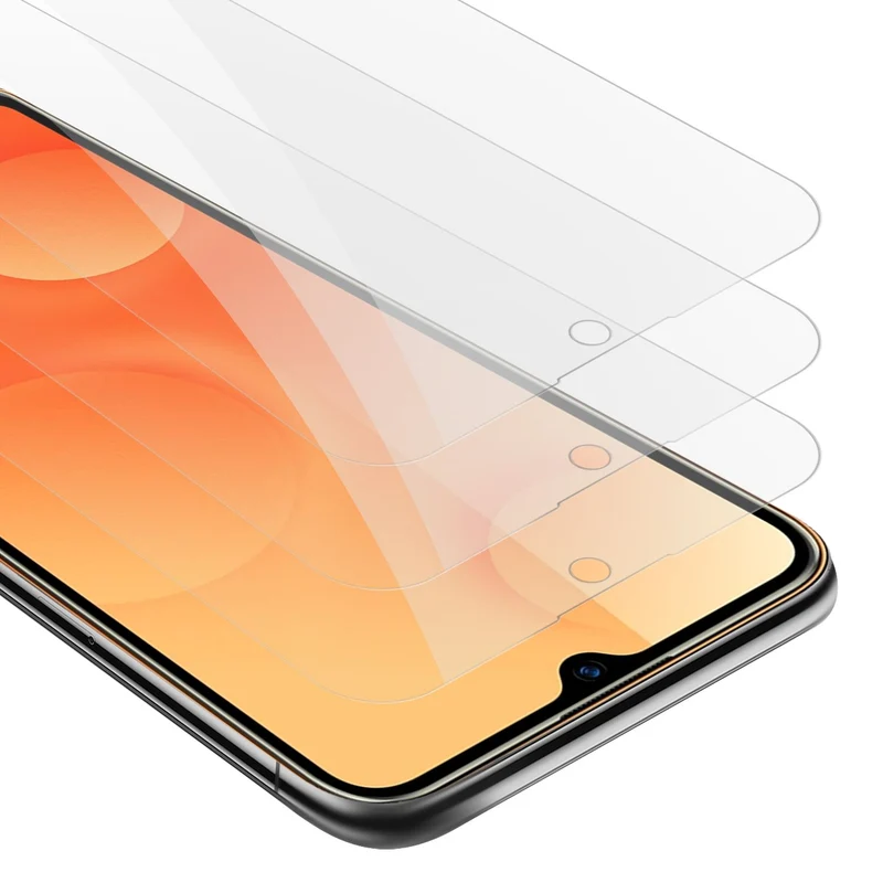 Cadorabo 3x Panzer Folie kompatibel mit Blackview A95 - Schutzfolie 3er Pack Gehärtetes (Tempered) Display-Schutzglas in 9H Härte mit 3D Touch Kompatibilität