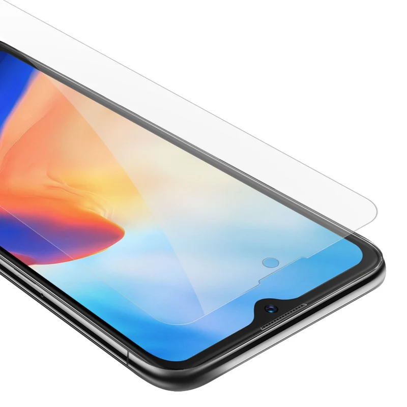 Cadorabo Panzer Folie kompatibel mit Blackview A80s - Schutzfolie Gehärtetes (Tempered) Display-Schutzglas in 9H Härte mit 3D Touch Kompatibilität