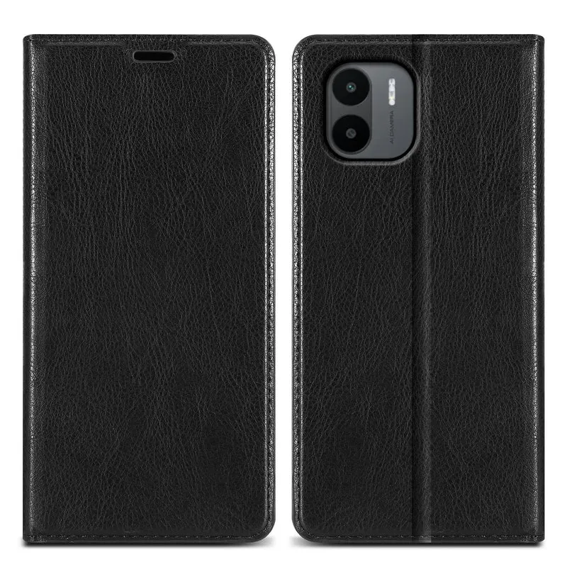 Cadorabo Hülle kompatibel mit Xiaomi RedMi A1 Schutzhülle mit Magnetverschluss, Standfunktion und Kartenfach