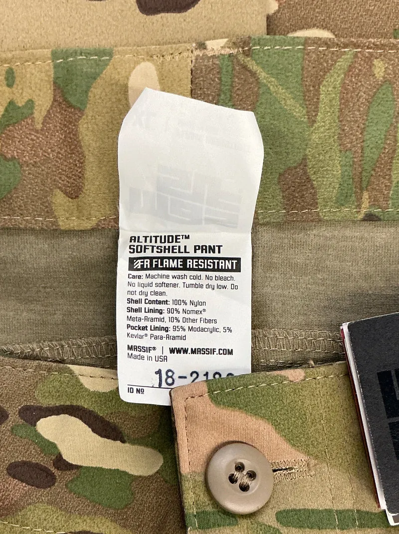 US Army Massif Altitude Softshell Pant (FR) flammenhemmende Softshell Hose
