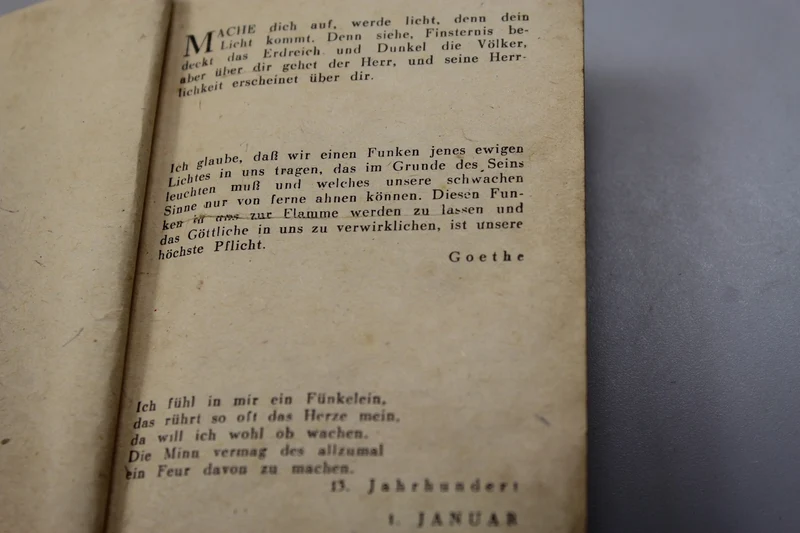 „Gedanken sind Kräfte“ Maria März – 1942