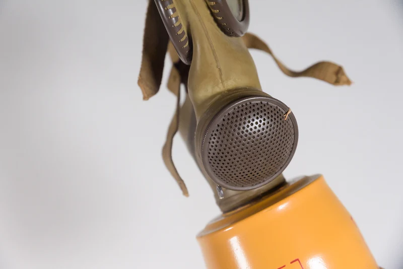 Gasmaske P.35 Größe II - REI WW 2