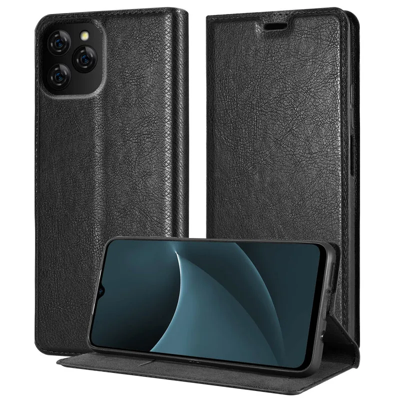 Cadorabo Hülle kompatibel mit Blackview A95 Schutzhülle mit Magnetverschluss, Standfunktion und Kartenfach
