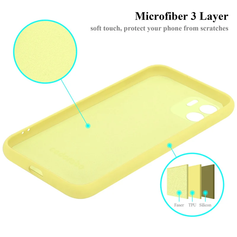 Cadorabo Hülle kompatibel mit Xiaomi RedMi A1 Schutzhülle aus flexiblem TPU Silikon