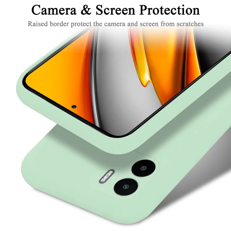 Cadorabo Hülle kompatibel mit Xiaomi RedMi A1 Schutzhülle aus flexiblem TPU Silikon