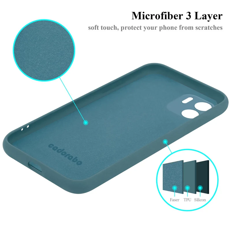 Cadorabo Hülle kompatibel mit Xiaomi RedMi A1 Schutzhülle aus flexiblem TPU Silikon