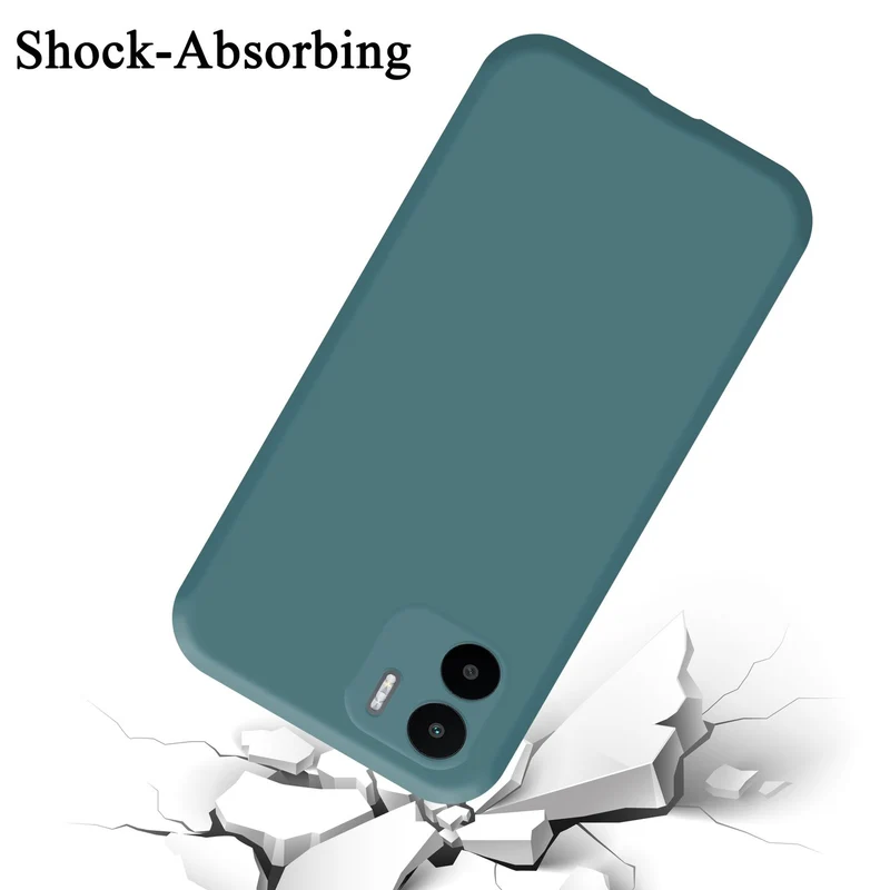 Cadorabo Hülle kompatibel mit Xiaomi RedMi A1 Schutzhülle aus flexiblem TPU Silikon