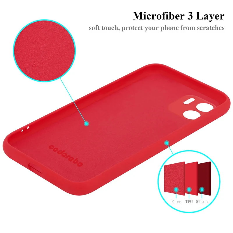 Cadorabo Hülle kompatibel mit Xiaomi RedMi A1 Schutzhülle aus flexiblem TPU Silikon
