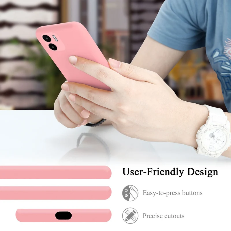 Cadorabo Hülle kompatibel mit Xiaomi RedMi A1 Schutzhülle aus flexiblem TPU Silikon