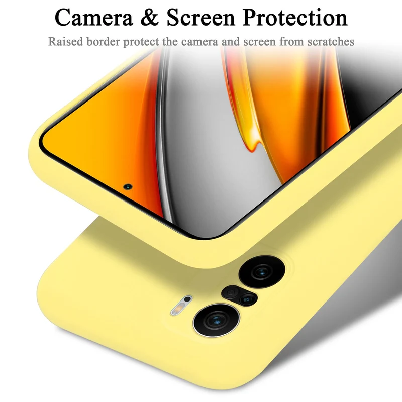 Cadorabo Hülle kompatibel mit Xiaomi Mi 11i / POCO F3 Schutzhülle aus flexiblem TPU Silikon