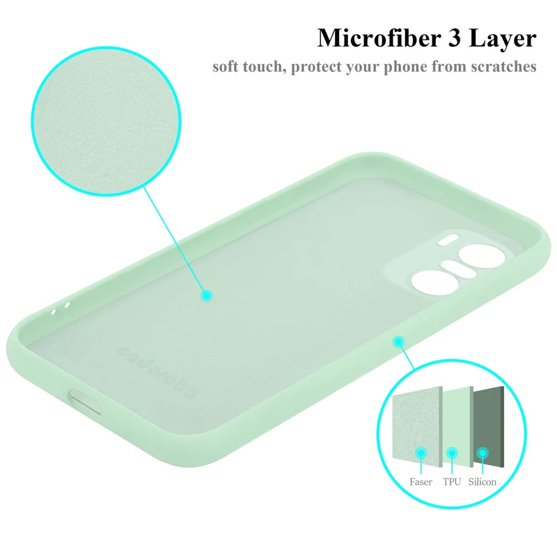 Cadorabo Hülle kompatibel mit Xiaomi Mi 11i / POCO F3 Schutzhülle aus flexiblem TPU Silikon