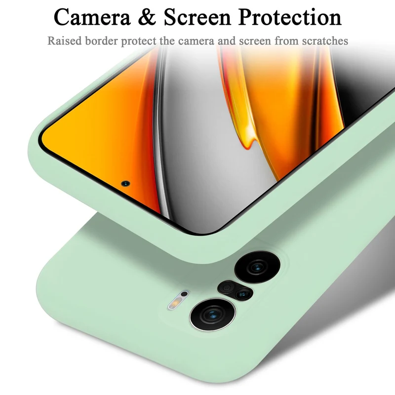 Cadorabo Hülle kompatibel mit Xiaomi Mi 11i / POCO F3 Schutzhülle aus flexiblem TPU Silikon