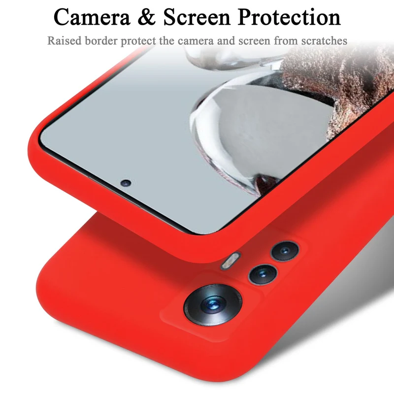Cadorabo Hülle kompatibel mit Xiaomi 12T / 12T PRO Schutzhülle aus flexiblem TPU Silikon