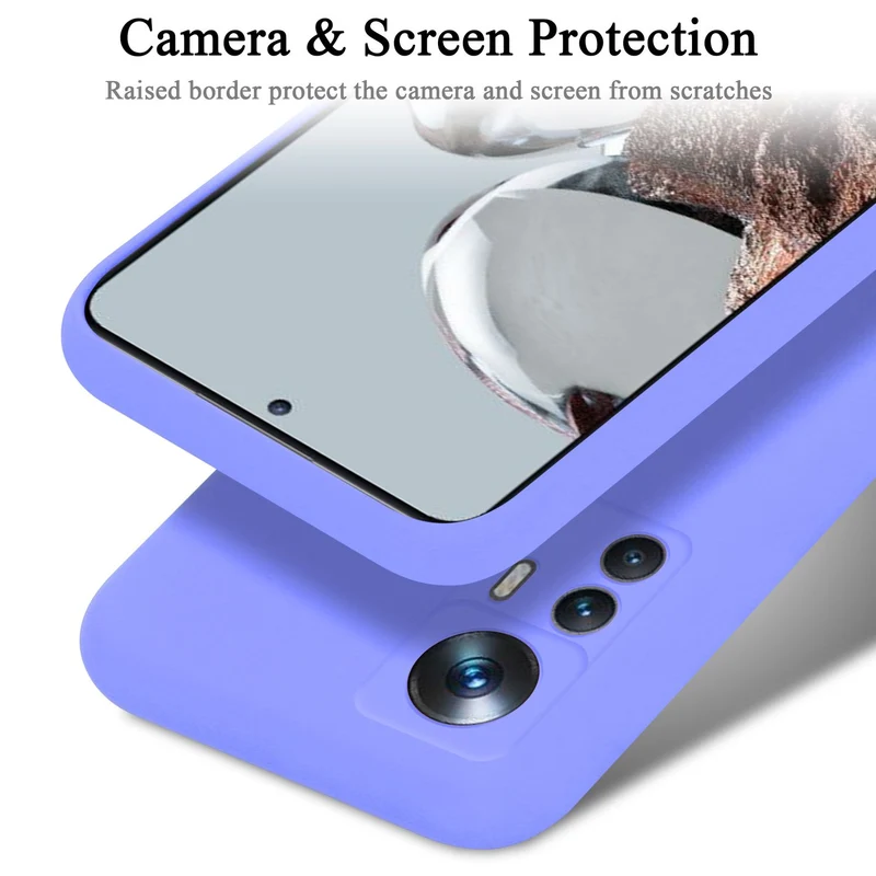 Cadorabo Hülle kompatibel mit Xiaomi 12T / 12T PRO Schutzhülle aus flexiblem TPU Silikon