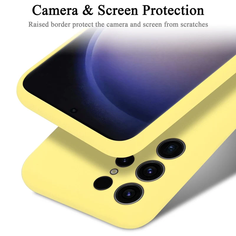 Cadorabo Hülle kompatibel mit Samsung Galaxy S23 ULTRA Schutzhülle aus flexiblem TPU Silikon