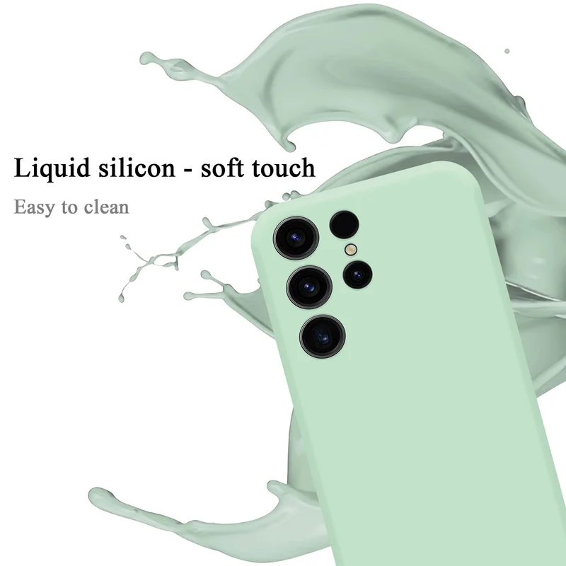 Cadorabo Hülle kompatibel mit Samsung Galaxy S23 ULTRA Schutzhülle aus flexiblem TPU Silikon