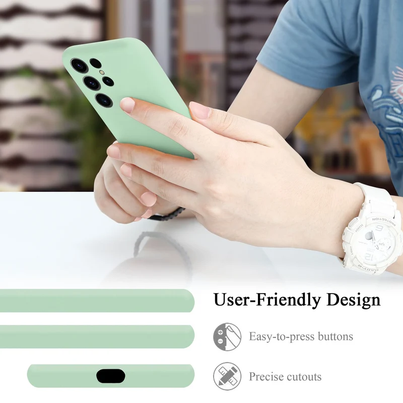 Cadorabo Hülle kompatibel mit Samsung Galaxy S23 ULTRA Schutzhülle aus flexiblem TPU Silikon