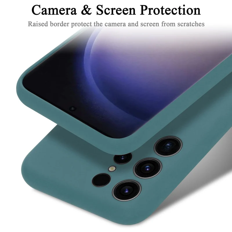 Cadorabo Hülle kompatibel mit Samsung Galaxy S23 ULTRA Schutzhülle aus flexiblem TPU Silikon