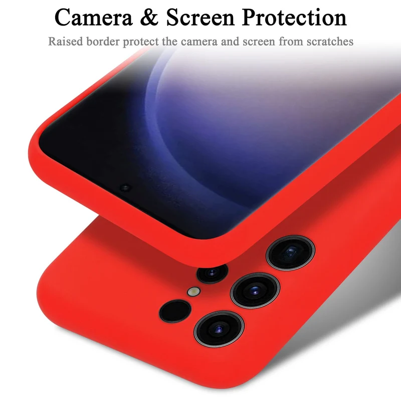 Cadorabo Hülle kompatibel mit Samsung Galaxy S23 ULTRA Schutzhülle aus flexiblem TPU Silikon