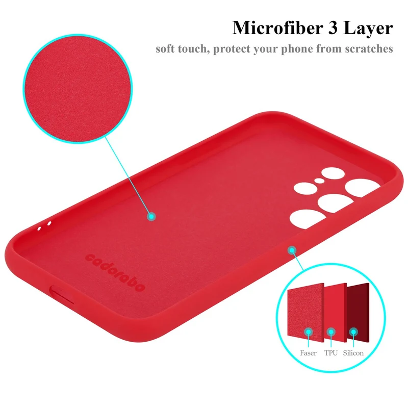 Cadorabo Hülle kompatibel mit Samsung Galaxy S23 ULTRA Schutzhülle aus flexiblem TPU Silikon