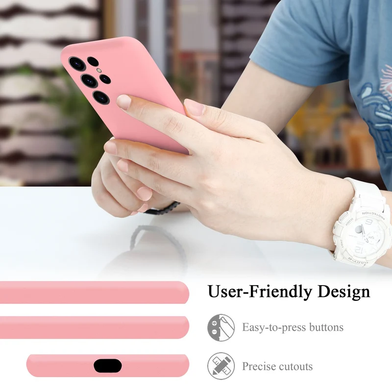 Cadorabo Hülle kompatibel mit Samsung Galaxy S23 ULTRA Schutzhülle aus flexiblem TPU Silikon