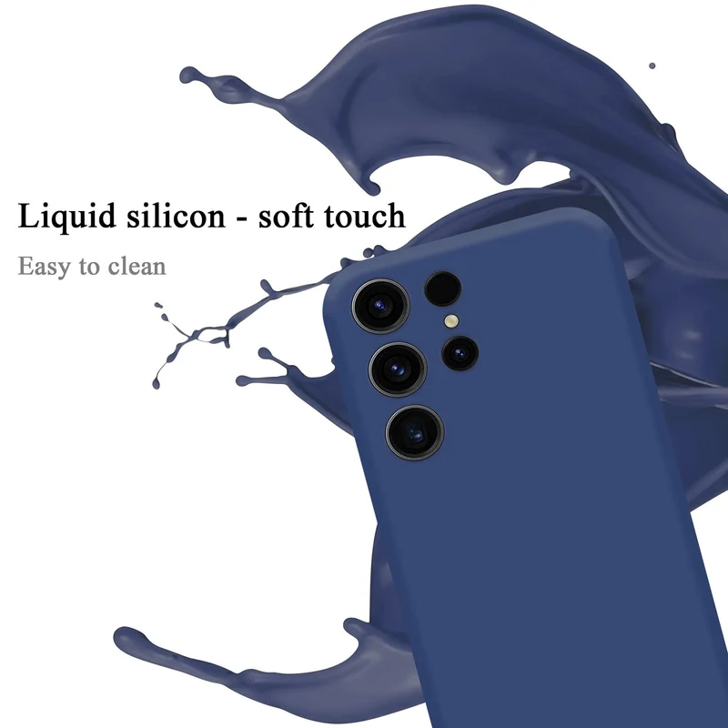 Cadorabo Hülle kompatibel mit Samsung Galaxy S23 ULTRA Schutzhülle aus flexiblem TPU Silikon