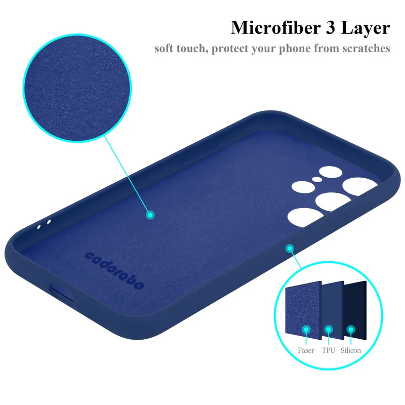Cadorabo Hülle kompatibel mit Samsung Galaxy S23 ULTRA Schutzhülle aus flexiblem TPU Silikon