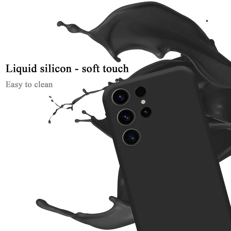 Cadorabo Hülle kompatibel mit Samsung Galaxy S23 ULTRA Schutzhülle aus flexiblem TPU Silikon