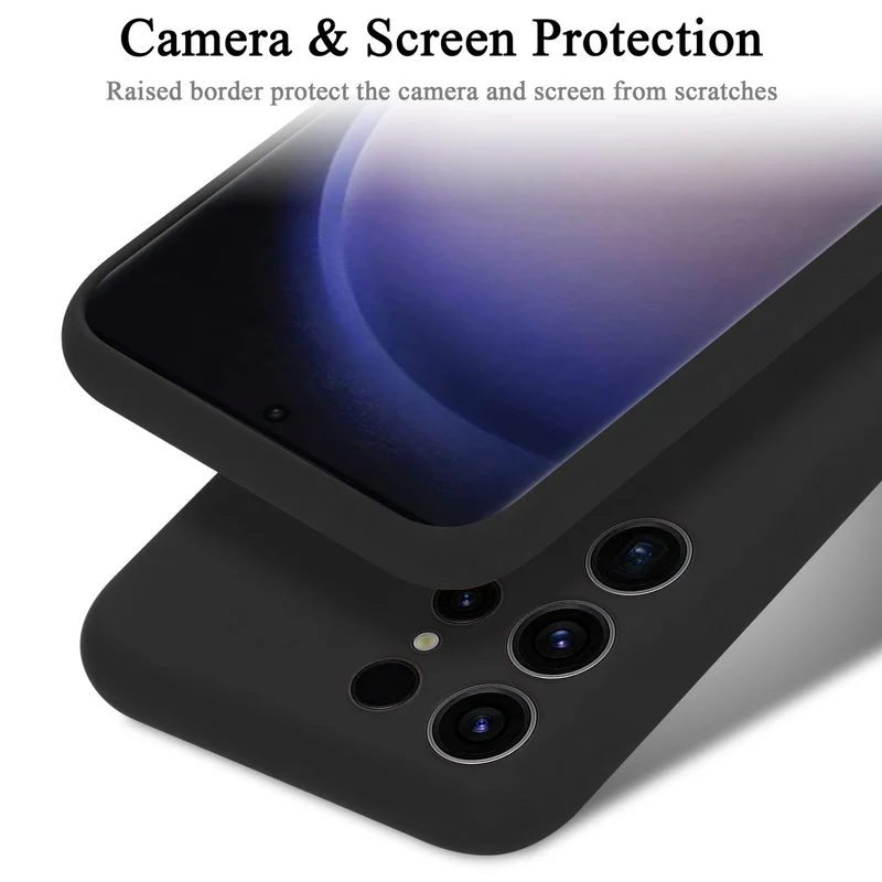 Cadorabo Hülle kompatibel mit Samsung Galaxy S23 ULTRA Schutzhülle aus flexiblem TPU Silikon