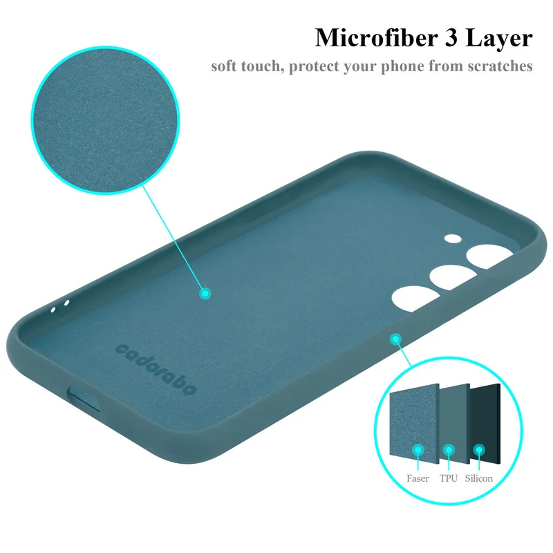 Cadorabo Hülle kompatibel mit Samsung Galaxy S23 PLUS Schutzhülle aus flexiblem TPU Silikon