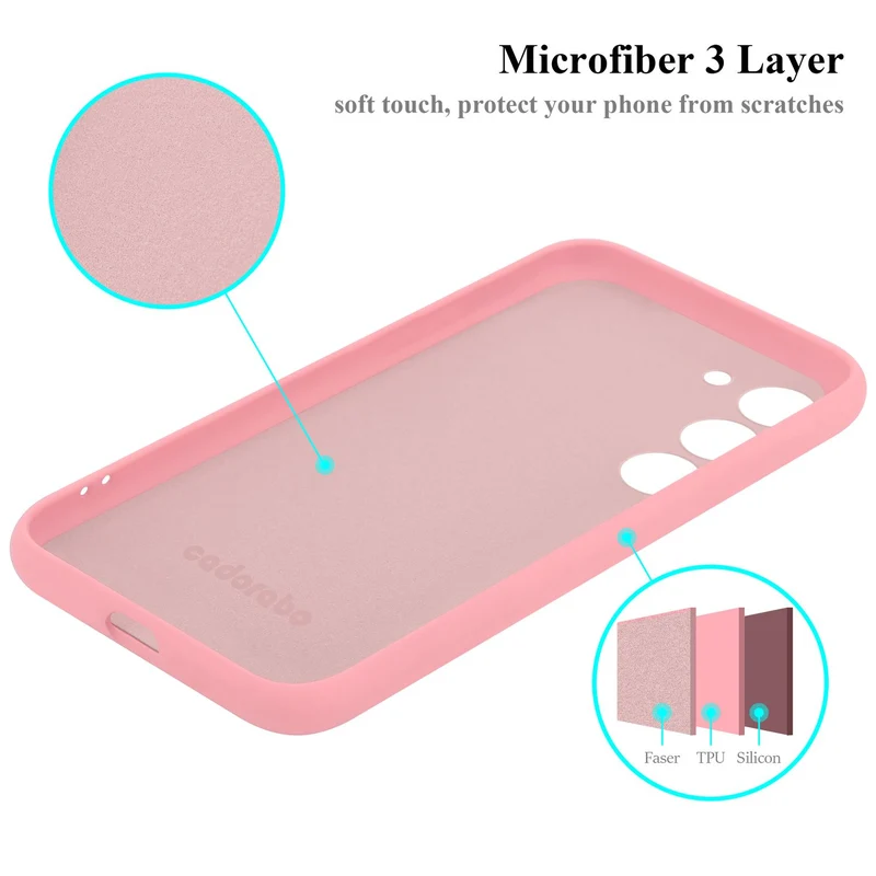 Cadorabo Hülle kompatibel mit Samsung Galaxy S23 PLUS Schutzhülle aus flexiblem TPU Silikon