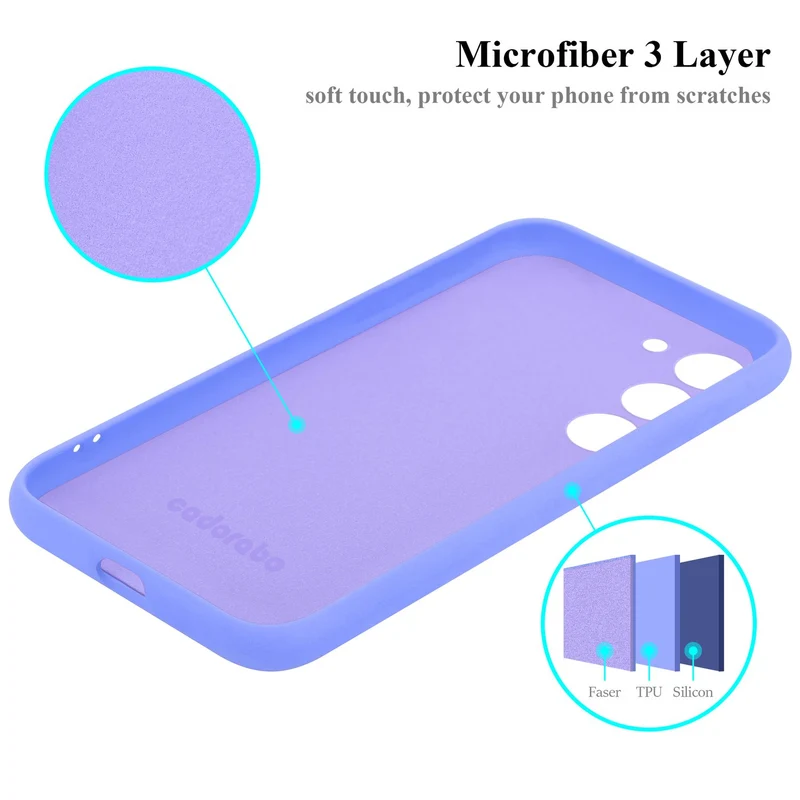 Cadorabo Hülle kompatibel mit Samsung Galaxy S23 PLUS Schutzhülle aus flexiblem TPU Silikon