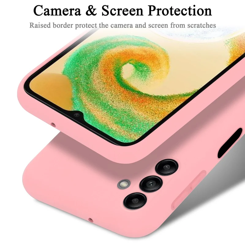 Cadorabo Hülle kompatibel mit Samsung Galaxy A04s Schutzhülle aus flexiblem TPU Silikon