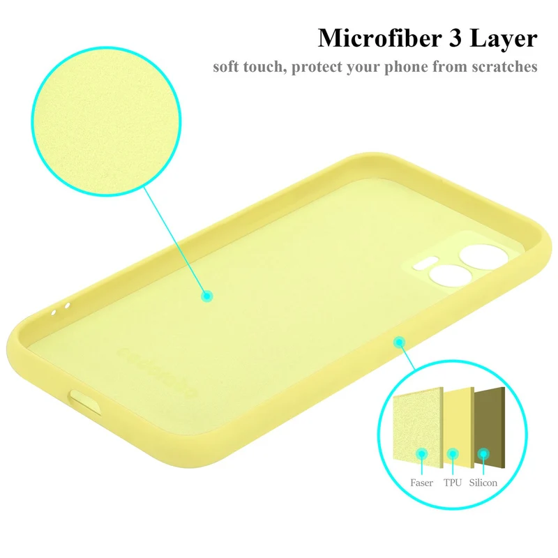Cadorabo Hülle kompatibel mit Motorola EDGE 30 NEO Schutzhülle aus flexiblem TPU Silikon