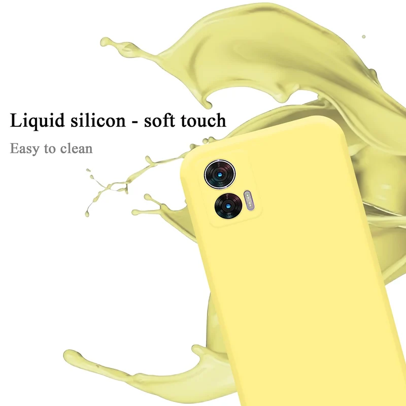 Cadorabo Hülle kompatibel mit Motorola EDGE 30 NEO Schutzhülle aus flexiblem TPU Silikon