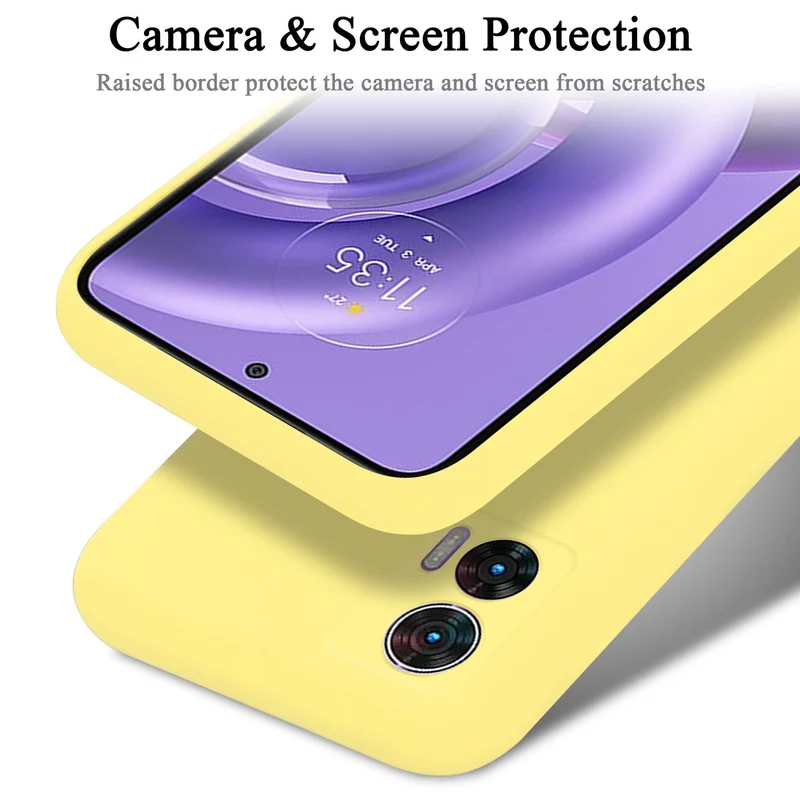 Cadorabo Hülle kompatibel mit Motorola EDGE 30 NEO Schutzhülle aus flexiblem TPU Silikon