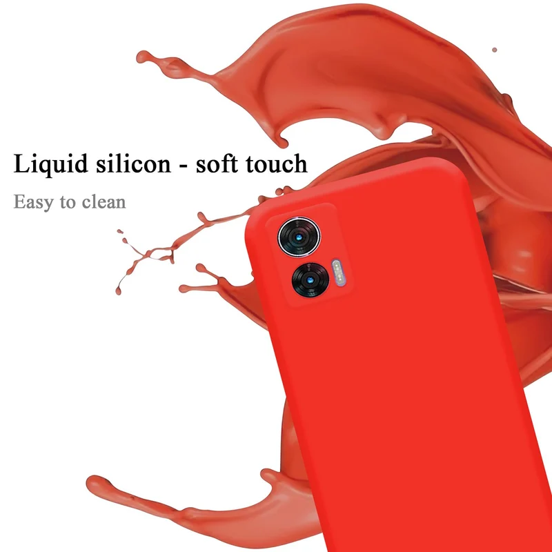 Cadorabo Hülle kompatibel mit Motorola EDGE 30 NEO Schutzhülle aus flexiblem TPU Silikon