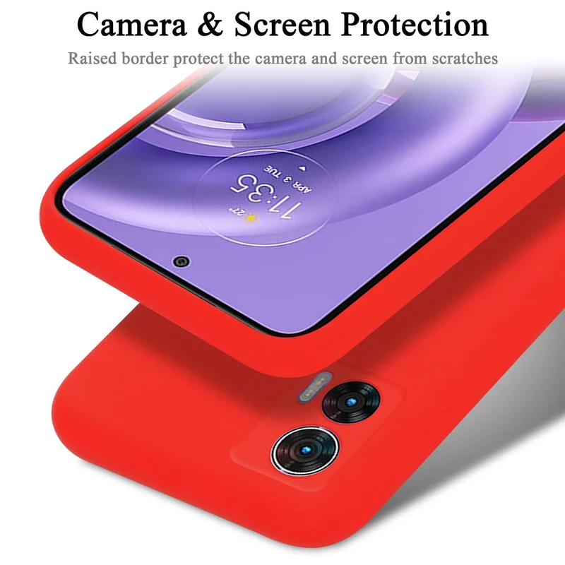 Cadorabo Hülle kompatibel mit Motorola EDGE 30 NEO Schutzhülle aus flexiblem TPU Silikon