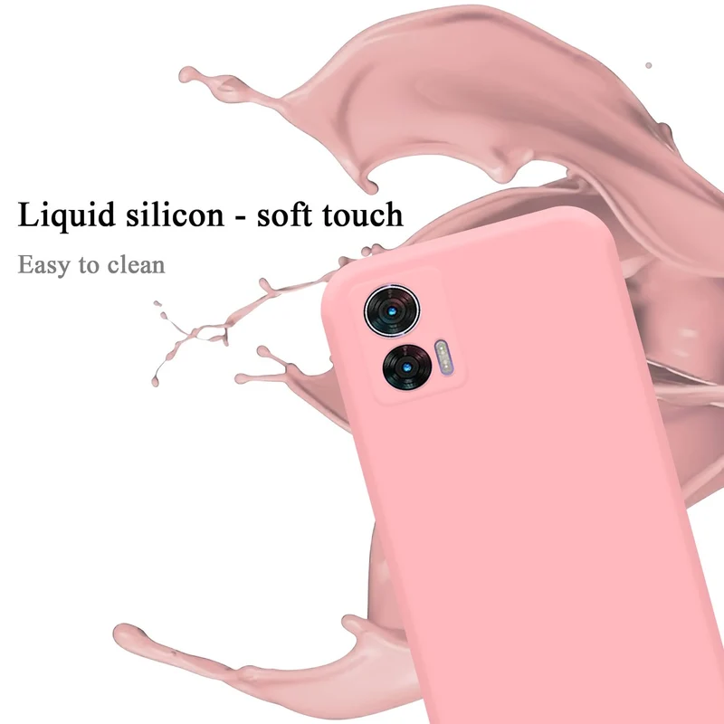 Cadorabo Hülle kompatibel mit Motorola EDGE 30 NEO Schutzhülle aus flexiblem TPU Silikon