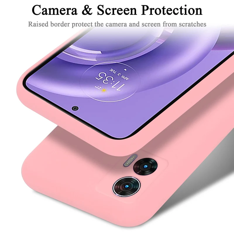 Cadorabo Hülle kompatibel mit Motorola EDGE 30 NEO Schutzhülle aus flexiblem TPU Silikon