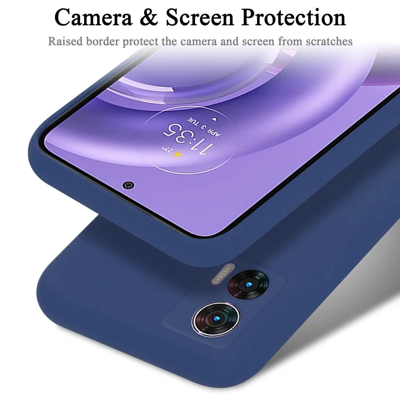 Cadorabo Hülle kompatibel mit Motorola EDGE 30 NEO Schutzhülle aus flexiblem TPU Silikon