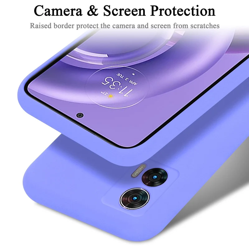 Cadorabo Hülle kompatibel mit Motorola EDGE 30 NEO Schutzhülle aus flexiblem TPU Silikon