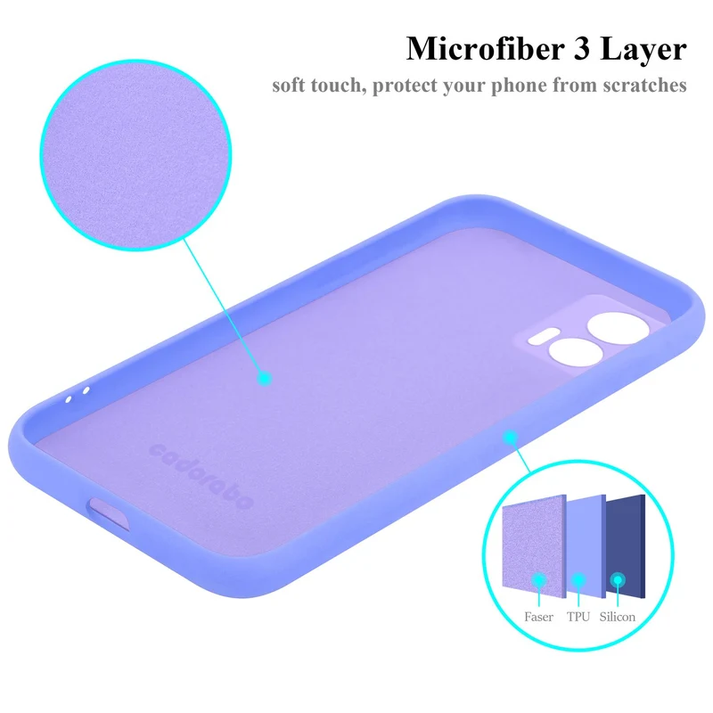 Cadorabo Hülle kompatibel mit Motorola EDGE 30 NEO Schutzhülle aus flexiblem TPU Silikon
