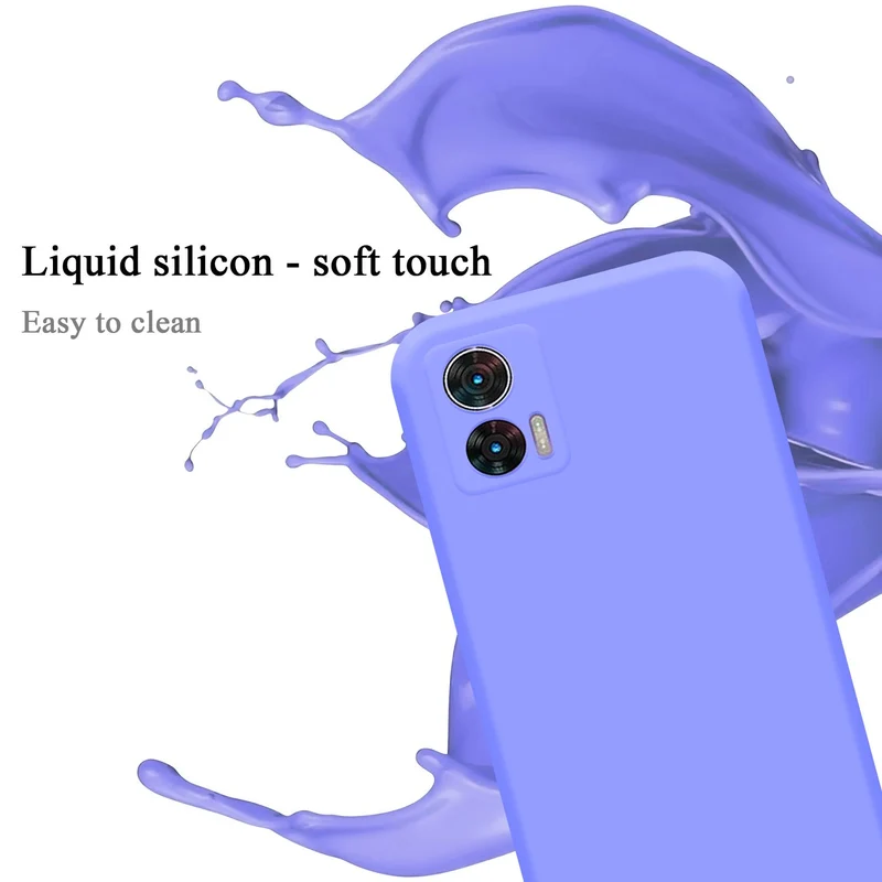 Cadorabo Hülle kompatibel mit Motorola EDGE 30 NEO Schutzhülle aus flexiblem TPU Silikon