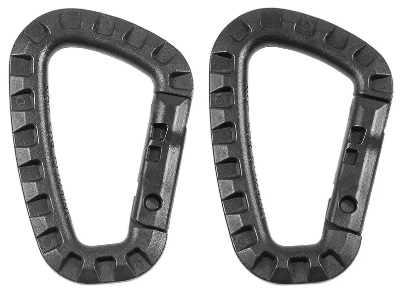 Karabiner, Plastik 2er Pack