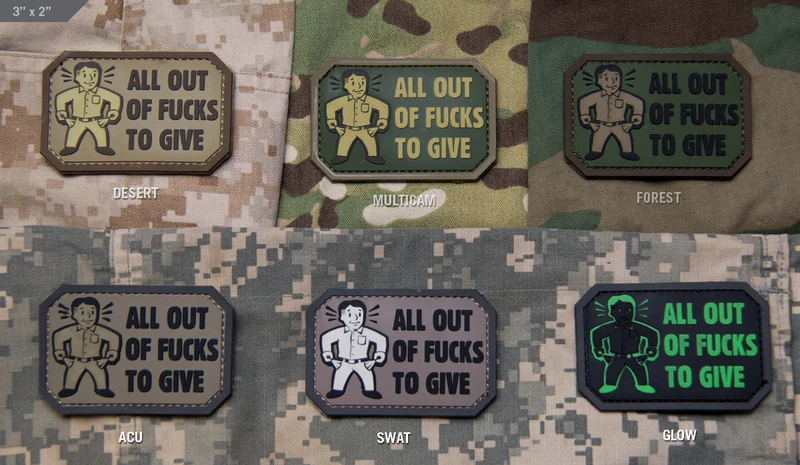 Mil-Spec Monkey Patch 3D PVC All Out