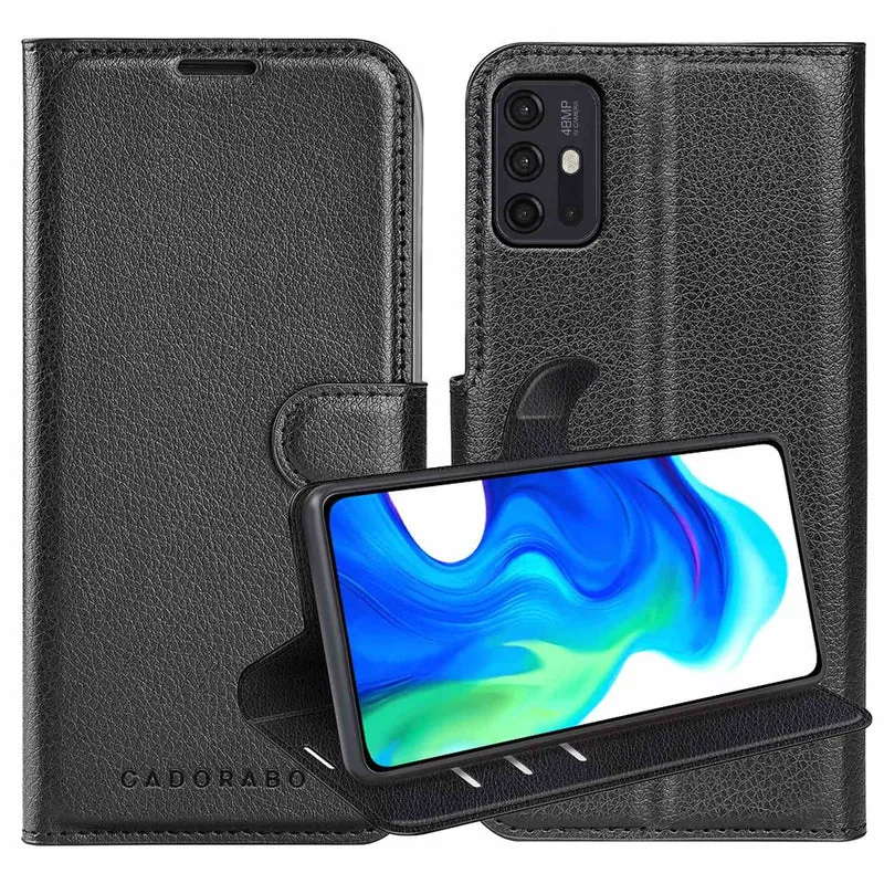 Cadorabo Hülle kompatibel mit Motorola MOTO G10 / G30 Schutzhülle mit Magnetverschluss, Standfunktion und Kartenfach