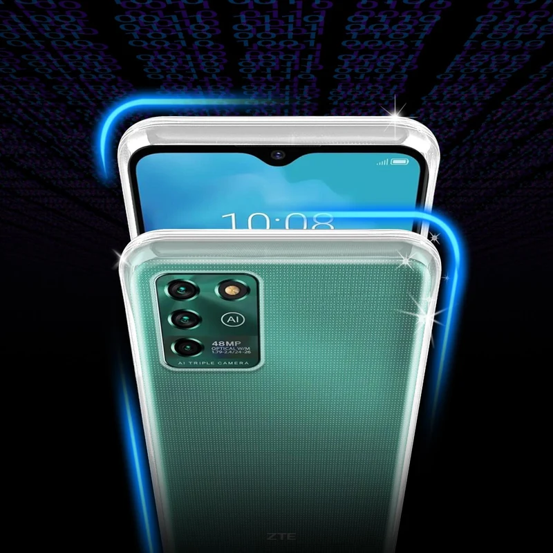 Cadorabo Hülle kompatibel mit ZTE Blade V30 Vita Schutzhülle aus flexiblem TPU Silikon
