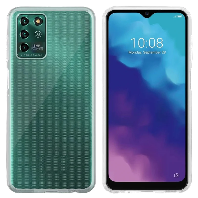 Cadorabo Hülle kompatibel mit ZTE Blade V30 Vita Schutzhülle aus flexiblem TPU Silikon